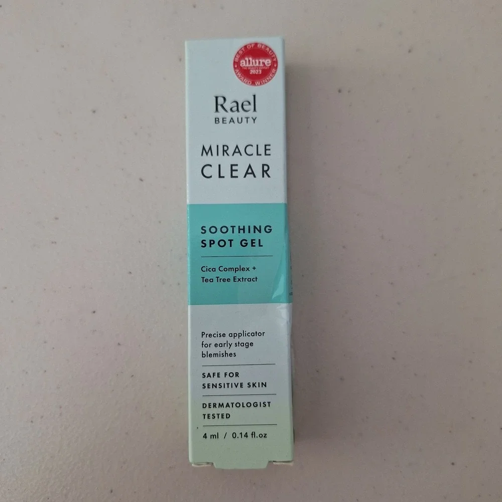Rael Acne Spot Treatment Miracle Clear Soothing Spot Gel 4ml/.14 fl. oz, New